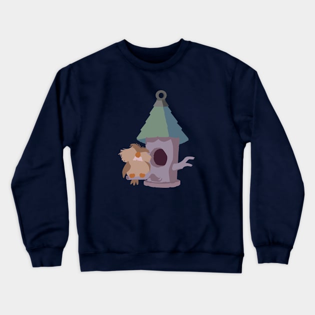 A Highly Educated Owl Crewneck Sweatshirt by beefy-lamby